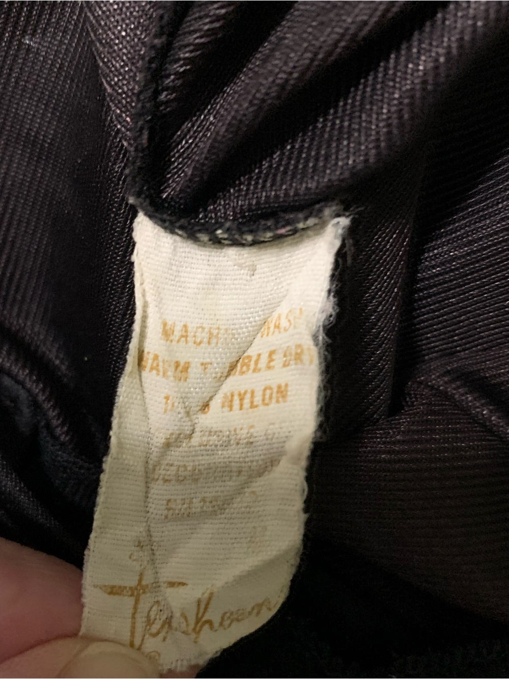 Vintage Texsheen Black Lingerie Maxi Gown Medium - Picture 6 of 8